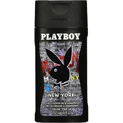 Playboy New York 2 In 1 Shower Gel & Shampoo For Him 250ml