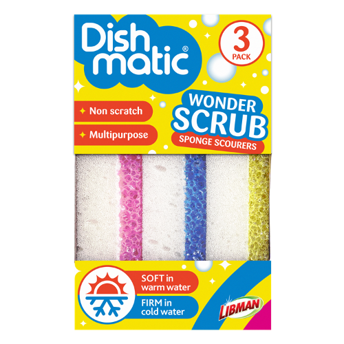 Dishmatic Wonder Scrub 3 Pack