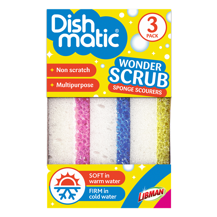 Dishmatic Wonder Scrub 3 Pack