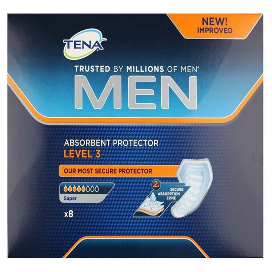 Tena Men  Protection Absorbent Protector Level 3 X 8