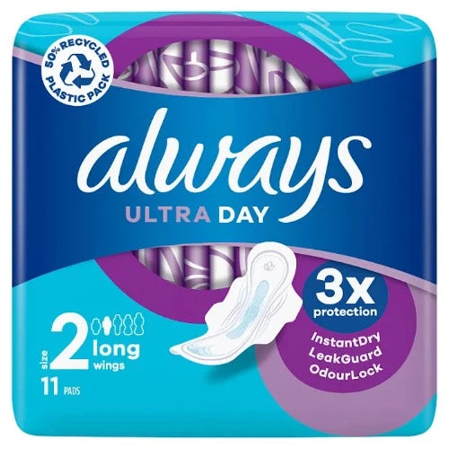 Always Ultra Day Long 11 Pads Wings