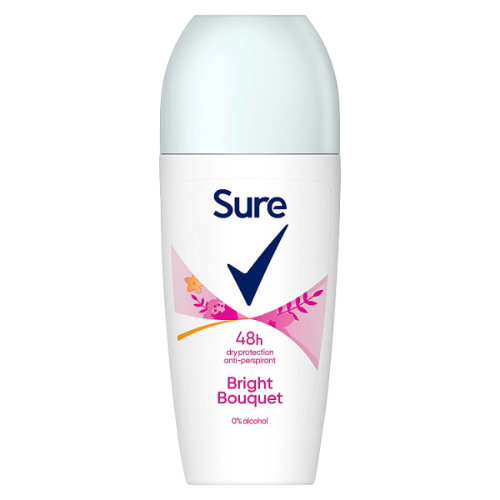 Sure Anti-Perspirant Roll On Bright Bouquet 50ml