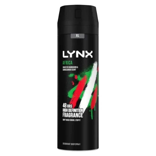 LYNX 200ML AFRICA BODY SPRAY