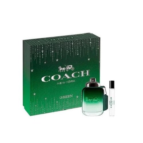 Coach Green 60ml Eau De Toilette Spray + 7.5ml Eau De Toilette Spray Gift Set