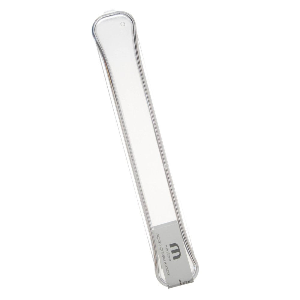 Frosted Toothbrush Holder Clear