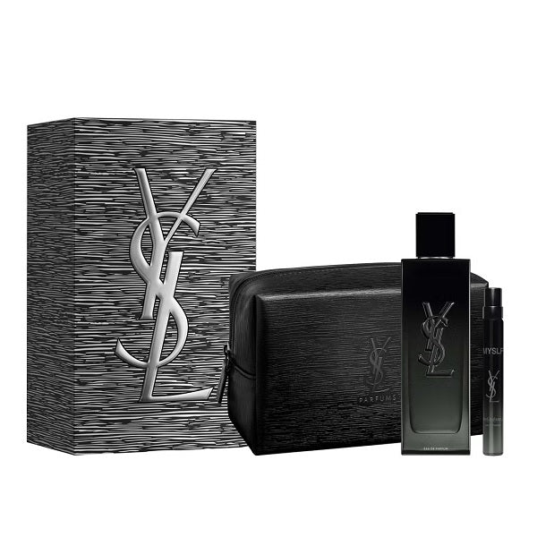 Yves Saint Laurent Myslf 100ml EDP Spray + 10ml EDP + Pouch Gift Set 2025