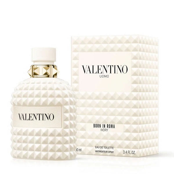Valentino Uomo Born In Roma Ivory 100ml Eau De Toilette Spray
