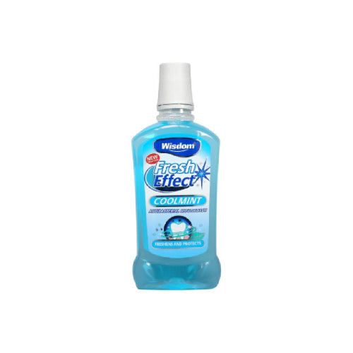 Wisdom Fresh Effect Cool Mint Mouthwash 500ml