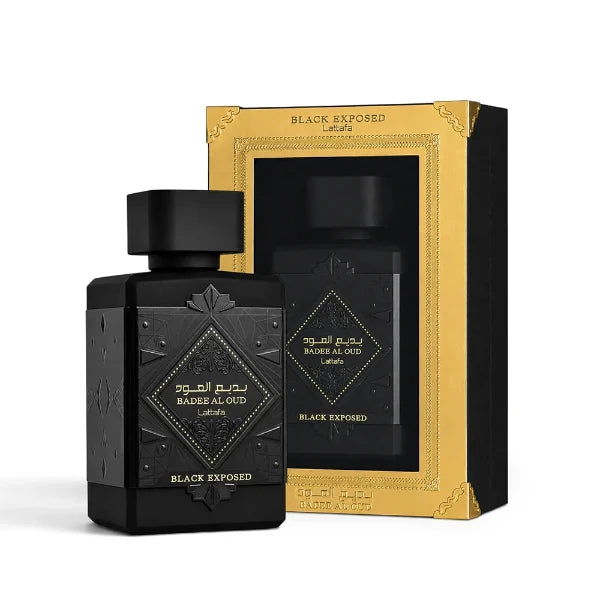 Lattafa Bade'e Al Oud Black Exposed 100ml Eau De Parfum Spray