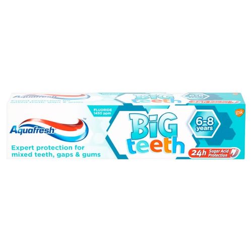 Aquafresh Big Teeth 6+ Years Toothpaste - 50ml