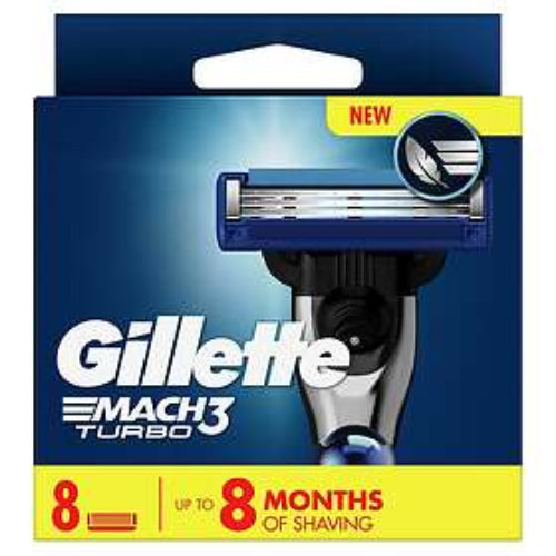 Gillette Mach 3 Cartridges - 8 Cartridges