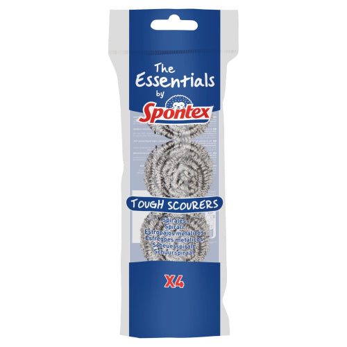 Spontex Tough Scourers 4 Pack
