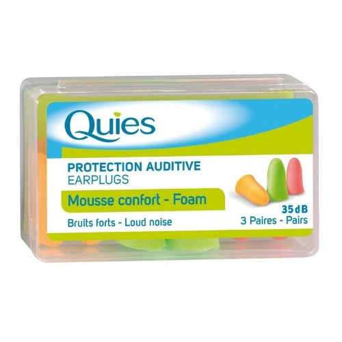 QUIES EARPLUGS FOAM 6