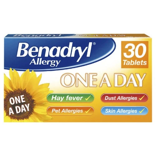 Benadryl One A Day 30 Tablets