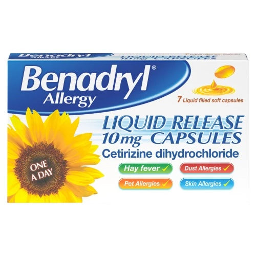 Benadryl Allergy 7 Liquid Capsules