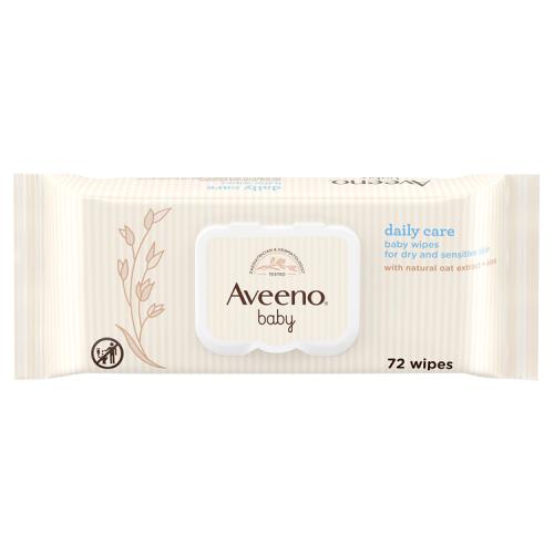 Aveeno Baby Daily Care 72 Wipes