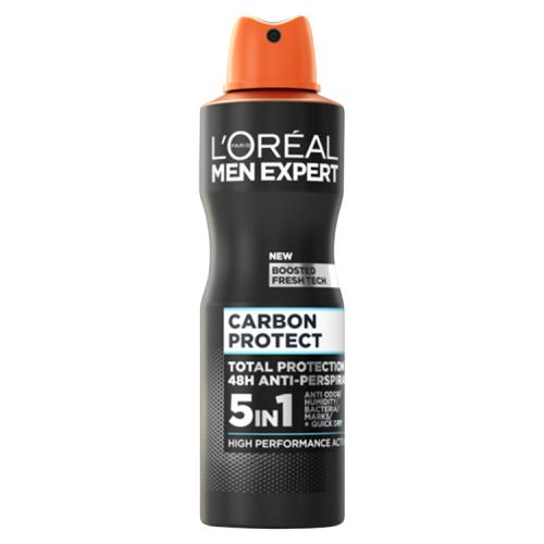 L'OREAL MEN EXPERT CARBON PROTECT 5 IN 1 BOOSTER FRESH TECH DEO SPRAY 250ML