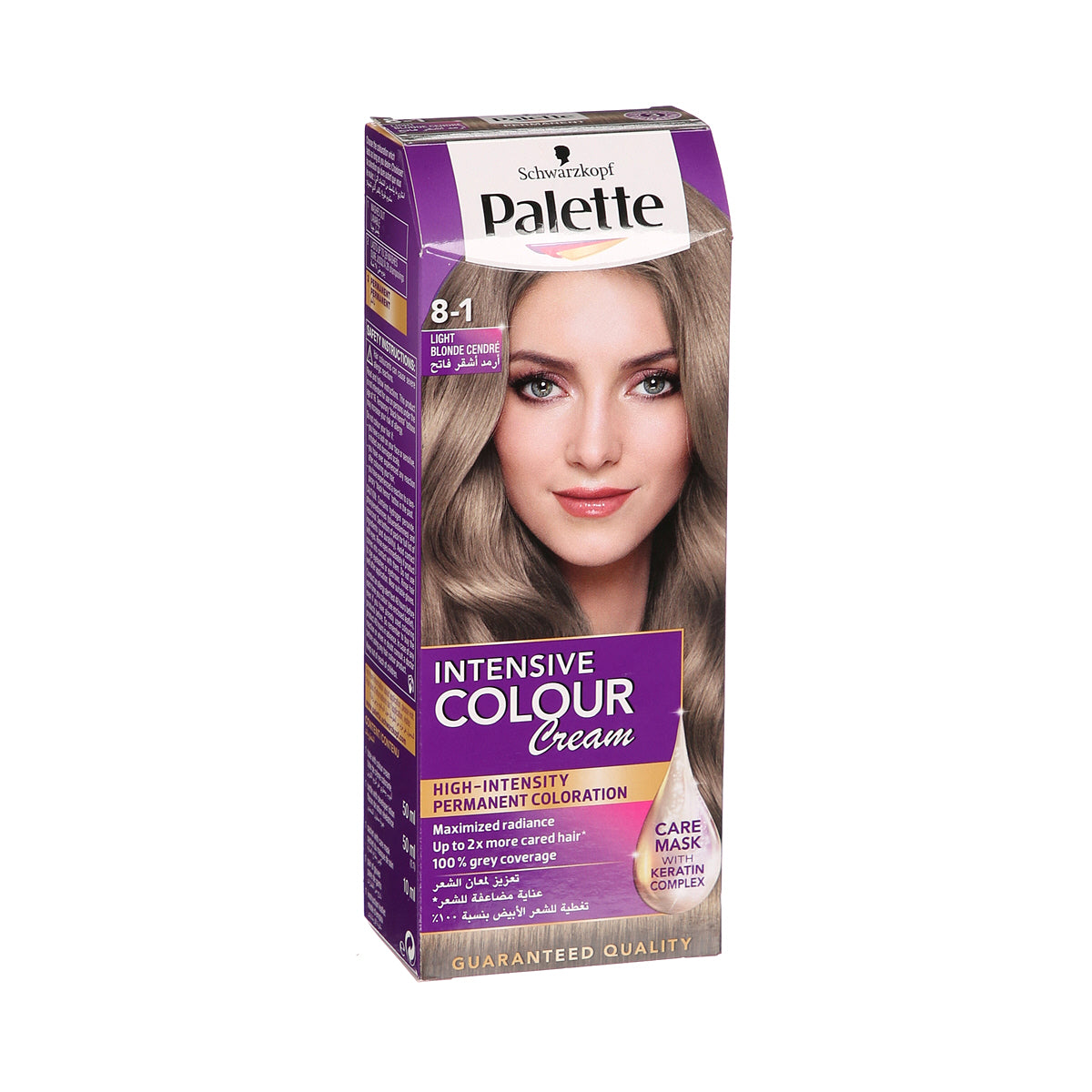 Palette Intensive Hair Color Light Blonde Cendre 8-1