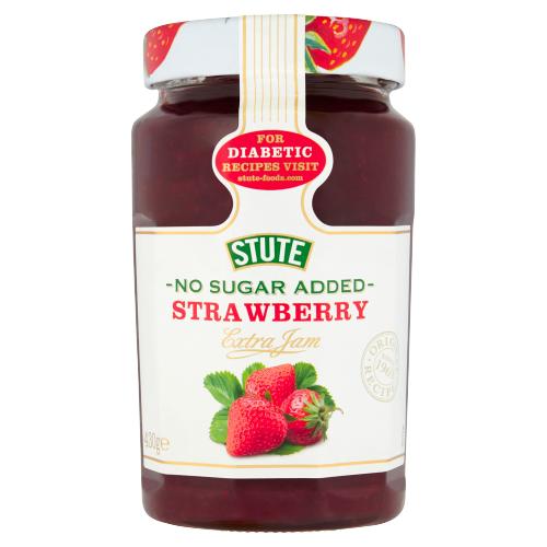 STUTE NO SUG ADDED STRAWB JAM