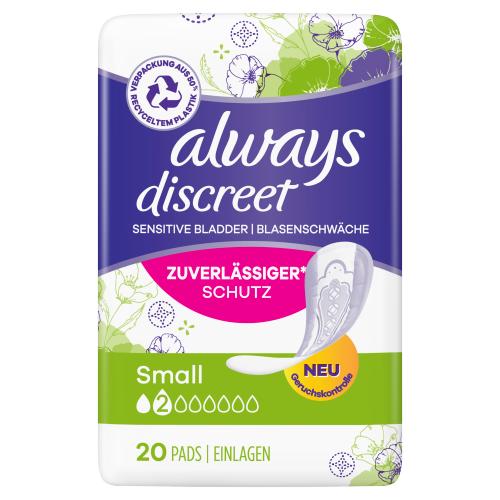 Always Discreet 20 Pads Small