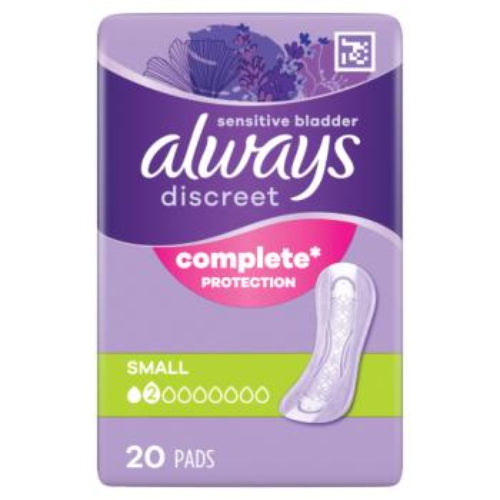 Always Discreet 20 Pads Small