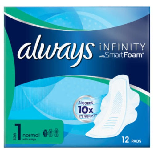 Always Infinity 12pads  Normal Plus