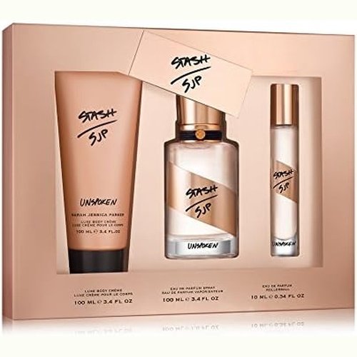 Sarah Jessica Parker Stash Unspoken 100ml Edp Spray + 100ml Body Lotion + 10ml Edp Spray Gift Set