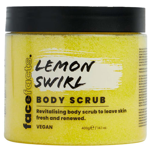 Face Facts Lemon Swirl Body Scrub 400g