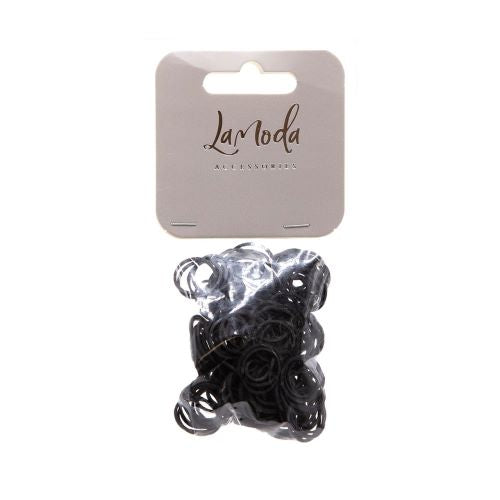 Lamoda Black Rubber Hair Bands
