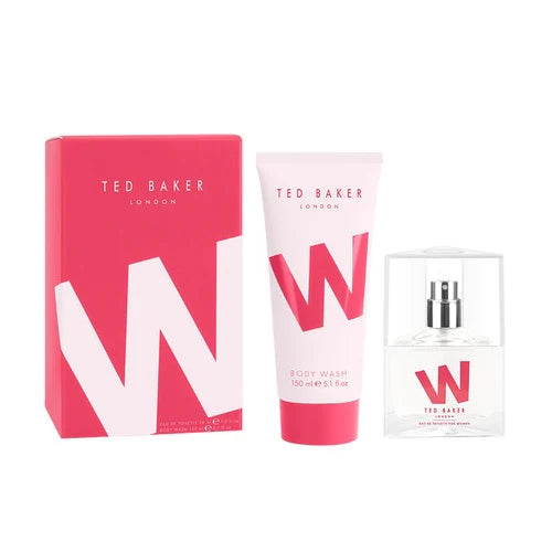 Ted Baker W 30ml Eau De Toilette Spray + 150ml Body Wash Gift Set 2023