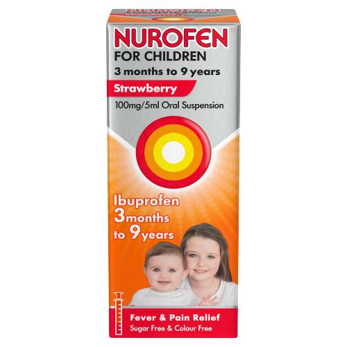 NUROFEN FOR CHILDREN SUSP STAWB 100ML