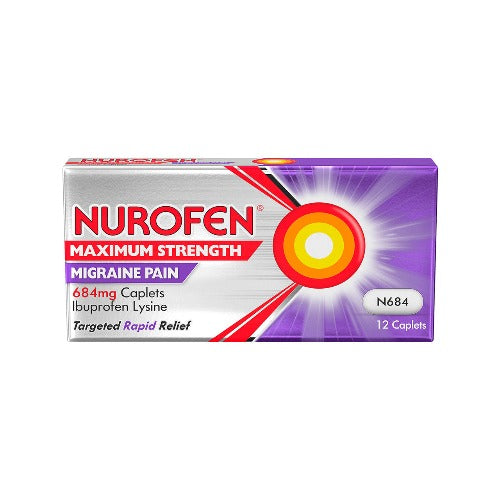 NUROFEN MIGRAIN PAIN 12 CAP