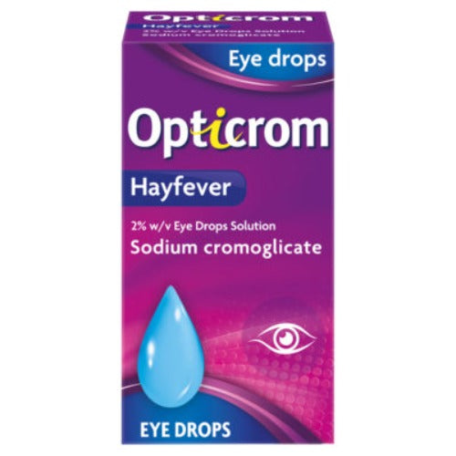 Opticrom Hayfever 2% W/v Eye Drops 10ml