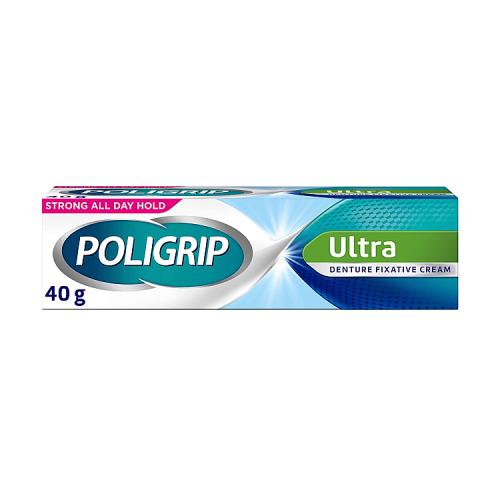 POLIGRIP ULTRA DENTURE FIXATIVE CREAM 40G