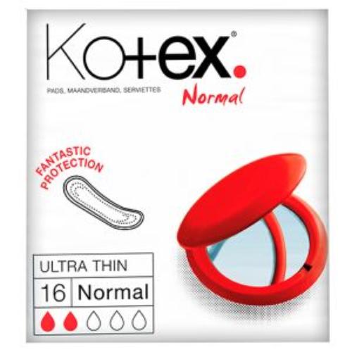 Kotex Ultra Thin Normal 16 Pads - (3347)