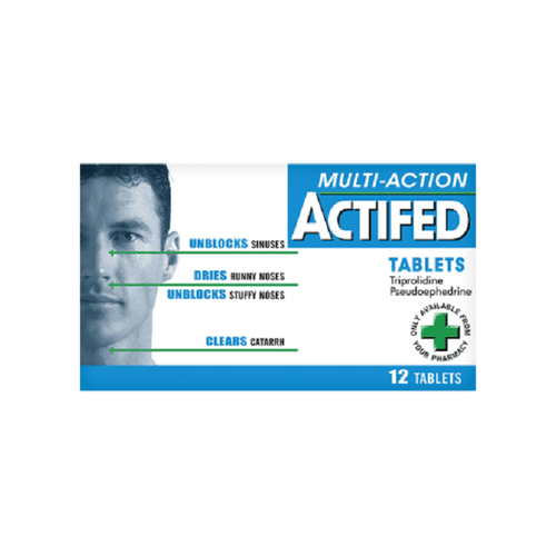 Actifed Multi-Action 12 Tablets