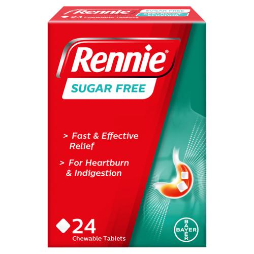 Rennie Sugar Free 24 Tablets