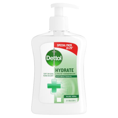 Dettol 250ml Aloe Vera Handwash