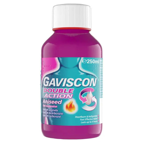 Gaviscon Double Action Aniseed Oral Suspension - 250ml