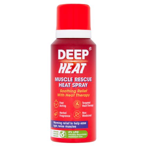 Deep Heat Muscle Rescue 72.5ml Heat Spray