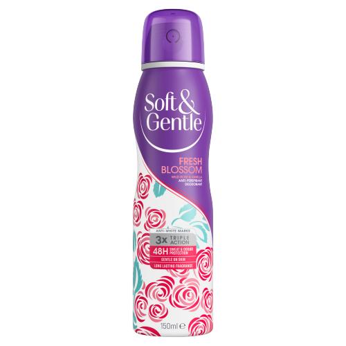 SOFT&GENTLE 0% ALUM FLORAL 150ML