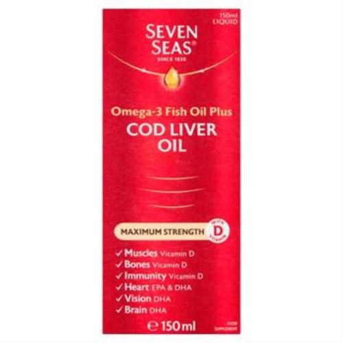 Seven Seas 150ml Max Strength Cod Liver Oil