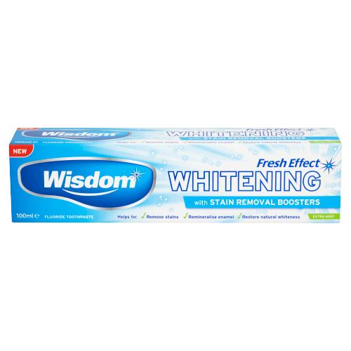 WISDOM FRESH EFFECT WHITENING T/PASTE 100ML