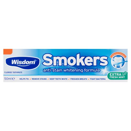 WISDOM SMOKERS T/PASTE 50ML