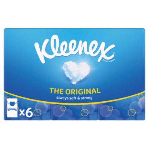 KLEENEX ORIGINAL HANKS 6 PACK