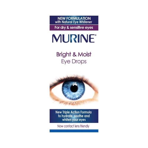 MURINE BRIGHT & MOIST EYE DROPS