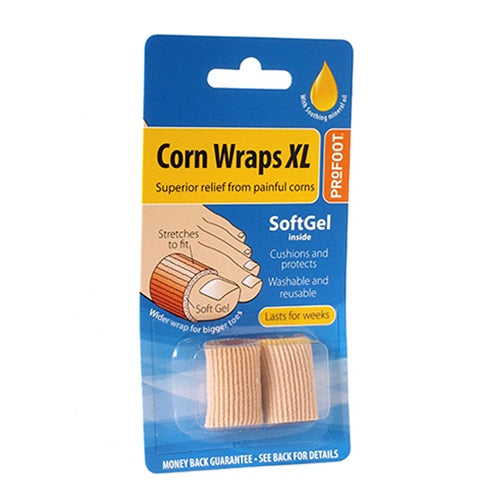 PROFOOT CORN WRAPS XL SOFT GEL - 2 WRAPS