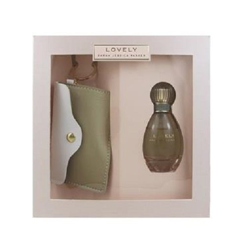 Sarah Jessica Parker Lovely Gift Set 30ml EDP + Gold Purse / Keyring
