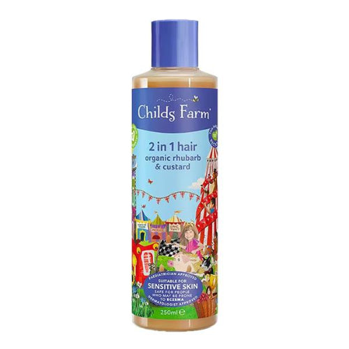 Childs Farm 2 in 1 Hair Organic Rhubarb & Custard 250ml