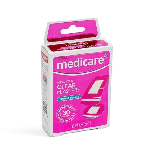 MEDICARE ASSORTED CLEAR 30 PLASTERS – Burnt Oak Pharmacy